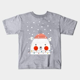 Cute Polar Bear Kids T-Shirt